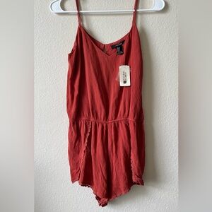Forever 21 Burnt Orange Romper NWT!